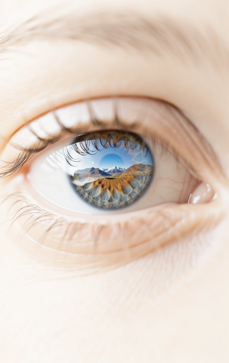 Detailaufnahme eines Auges